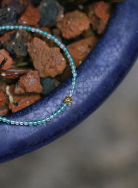 入锦常仪系列四月玉髓极细款手链