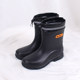 Men's summer rain boots waterproof shoes outer wear thickened rain boots car wash short overshoes water boots non-slip rubber boots rubber shoes spring and autumn
