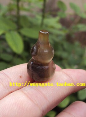 天然冰透玛瑙小葫芦男女款吊坠