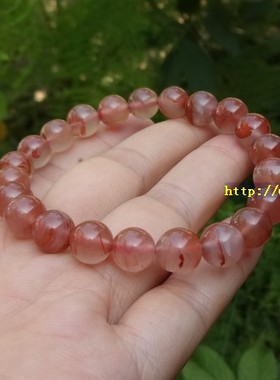 南红玛瑙天然无烧手链女款甜美