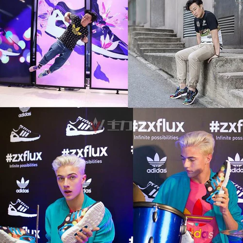 Adidas ZX Flux Eason CHAN Пара бегает обувь B34467 B23984 S32272