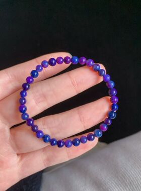 回收天然樱花料舒俱来项链颜色浓郁艳丽粉嫩 尺寸7.4*5.6mm 20.5g