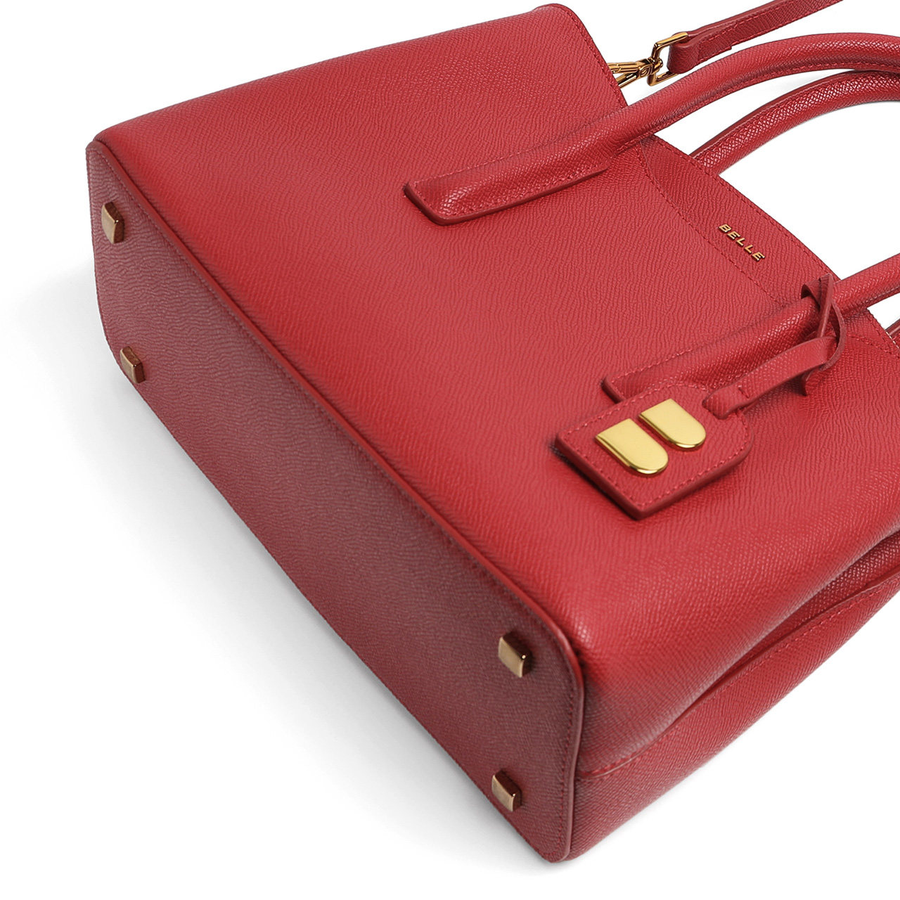 百丽新款女士结婚红色手提包 BELLE百丽箱包女士包袋