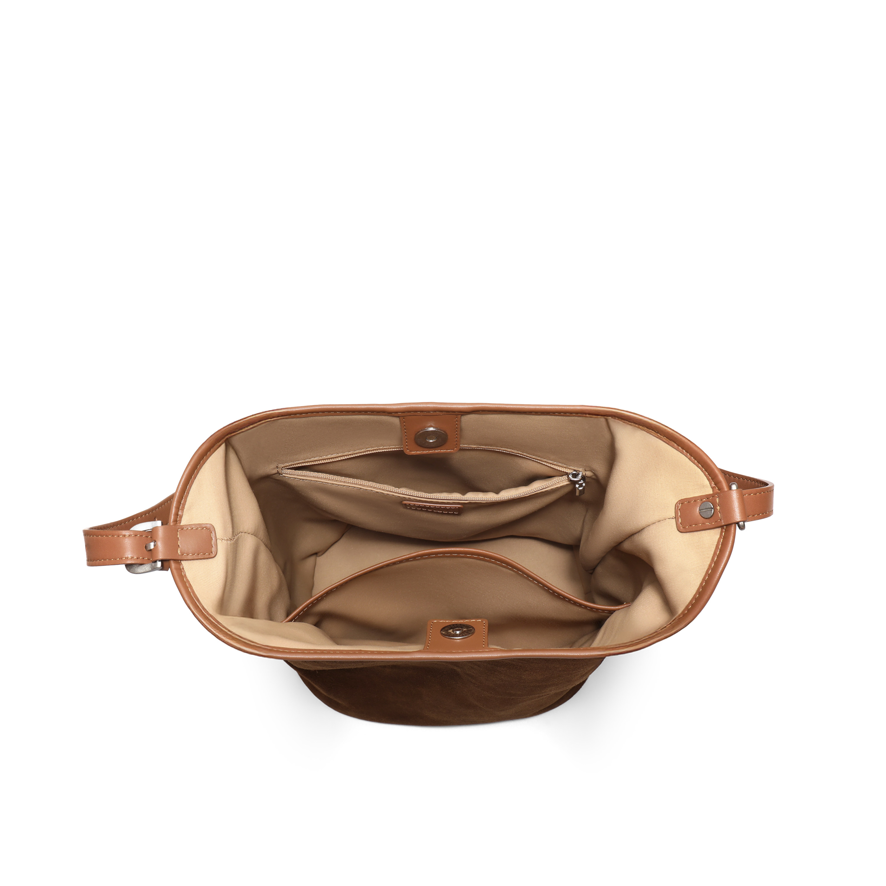 百丽包女2025新款慵懒休闲反绒麂皮斜挎包质感斜挎水桶包JY172DX5,淘宝优惠券,粉丝福利购,淘宝优惠卷