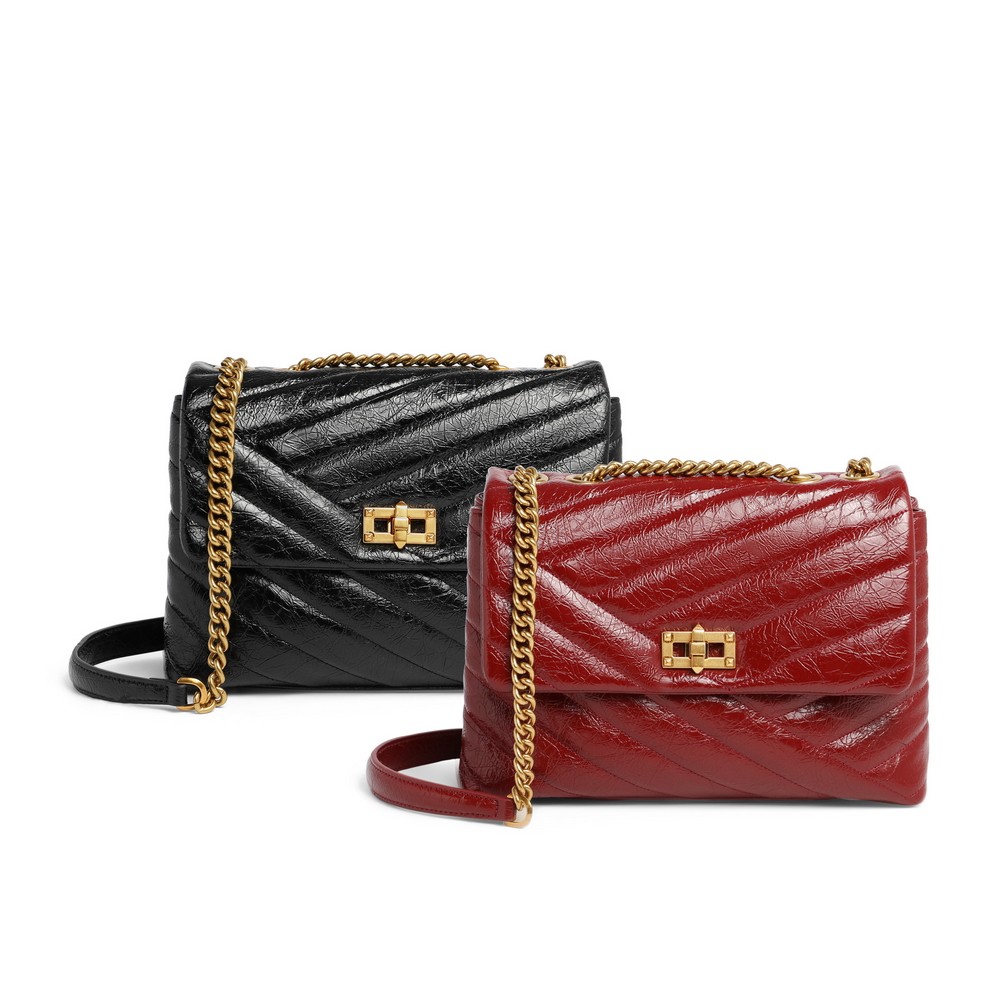 聚百丽2020冬新商场同款绗缝纹箱包 BELLE百丽箱包女士包袋