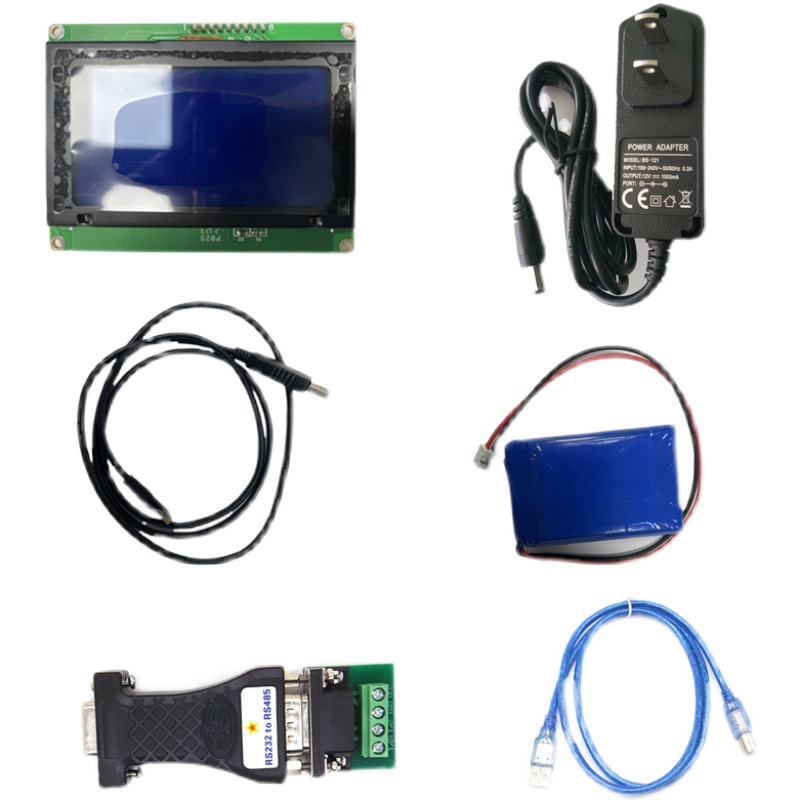 消费机电源12V1A电源IC卡消费机USBR485数据线食堂消费机电池键盘 - 图3