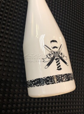 BARBER油头风专业美发喷水壶细雾喷雾喷雾 简洁白色家庭可用240ml
