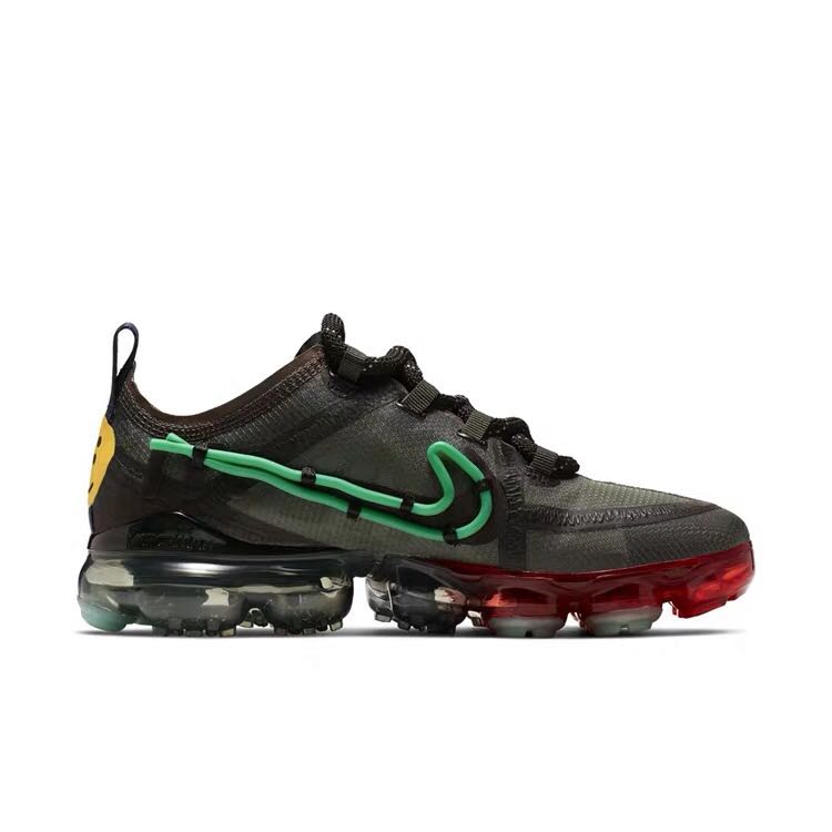 NIKE VaporMax 19 x CPFM 霓虹灯 笑脸彩虹大气垫跑鞋 CD7001-300 - 图3