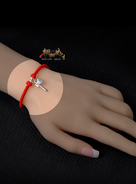 男女银饰硬银项链吊坠