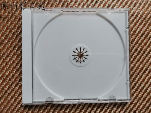 进口乳白盒 CD盒子 圆点 6半圆型扣 白色 影音收纳 老版盒 DISC - 图1
