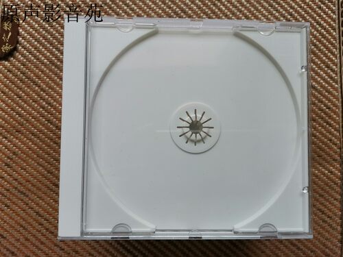 进口乳白盒 CD盒子 圆点 6半圆型扣 白色 影音收纳 老版盒 DISC - 图0