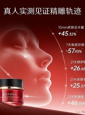 夸迪CT50精雕面霜眼霜奢养御龄淡纹净化霜抗衰抗皱淡化细纹补水保