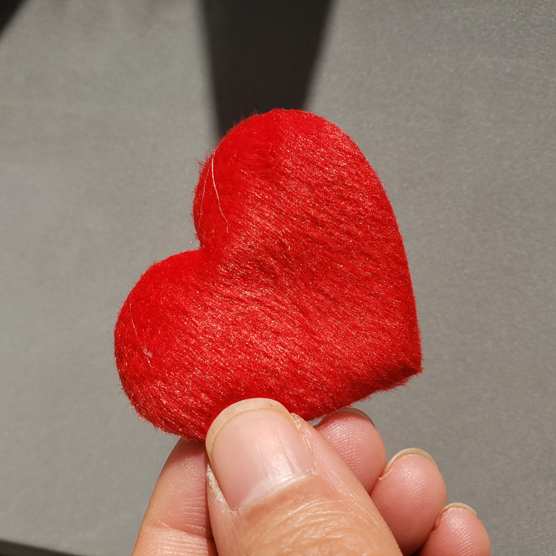 桃心贴纸 心形贴贴 立体 红心贴画 heart stickers - 图0