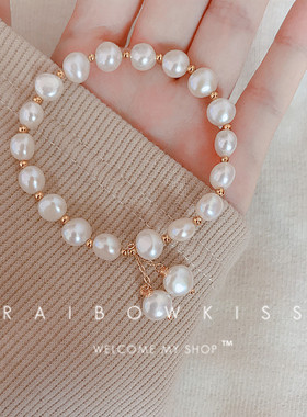 小众设计精美14k包金流苏手串女