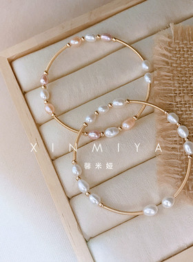 馨米娅手工包金绕线女小众设计感