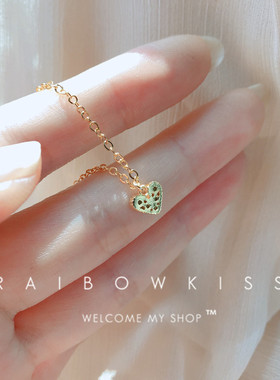 米娅宫廷风复古祖母绿项链