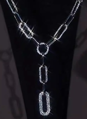 思慕琦气质合金水波链女项链