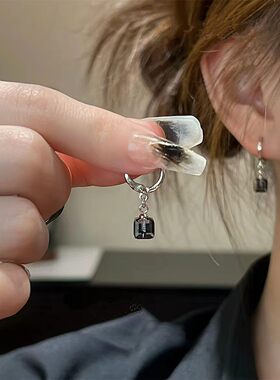 思慕琦轻奢几何小方块耳环新款