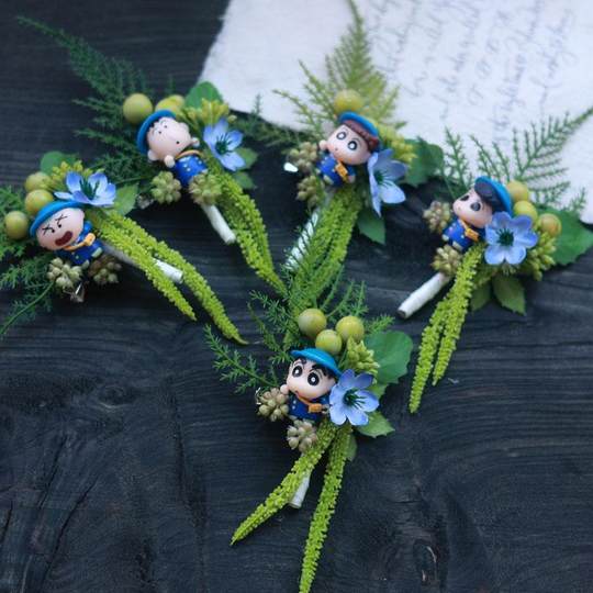 Guest brooch, business event, groomsmen, bridesmaids brooch