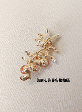 柿柿如意中国风轻奢高档胸针