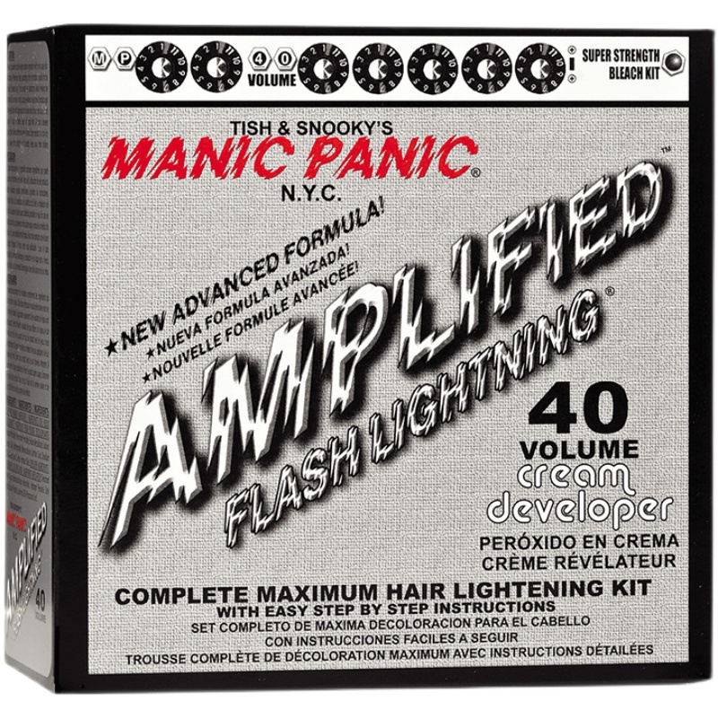 美国Manic panic纯植物漂发剂褪色剂MP漂发剂漂粉白金色40Vol - 图3