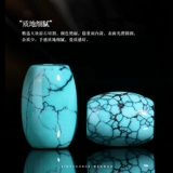 Бирюзовая природная руда, бусины, четки из круглых бусин, браслет из бисера, аксессуар, аксессуары, провинция Хубэй