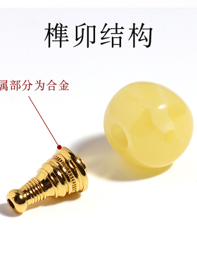 精工天然蜜蜡琥珀佛头