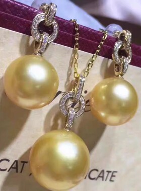 DIY珍珠配件 S925纯银吊坠耳环半成品金银色指环空托手饰坠子配饰