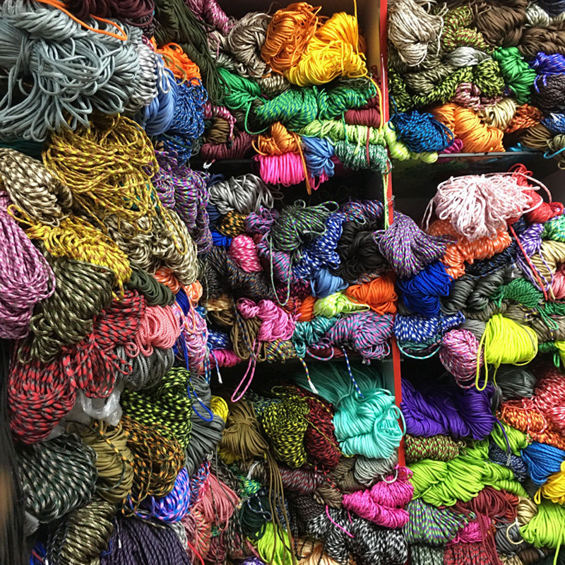 4mm七芯伞绳 伞兵编织线 户外多功能伞绳 户外露营帐篷天幕绳子 - 图2