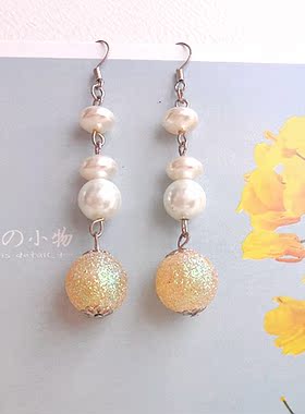 星球饰品珍珠耳环满百包邮