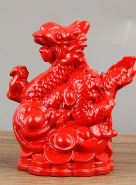 浙江东阳新中式桃木红色绿色摆件