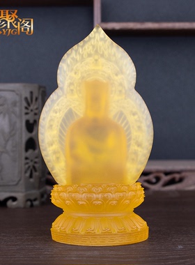 水琉璃地藏王菩萨佛像佛堂客厅供奉大孝平安菩萨桌面工艺摆件