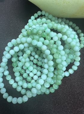 黑杨洞碧玉手串新疆和田玉碧玉手串