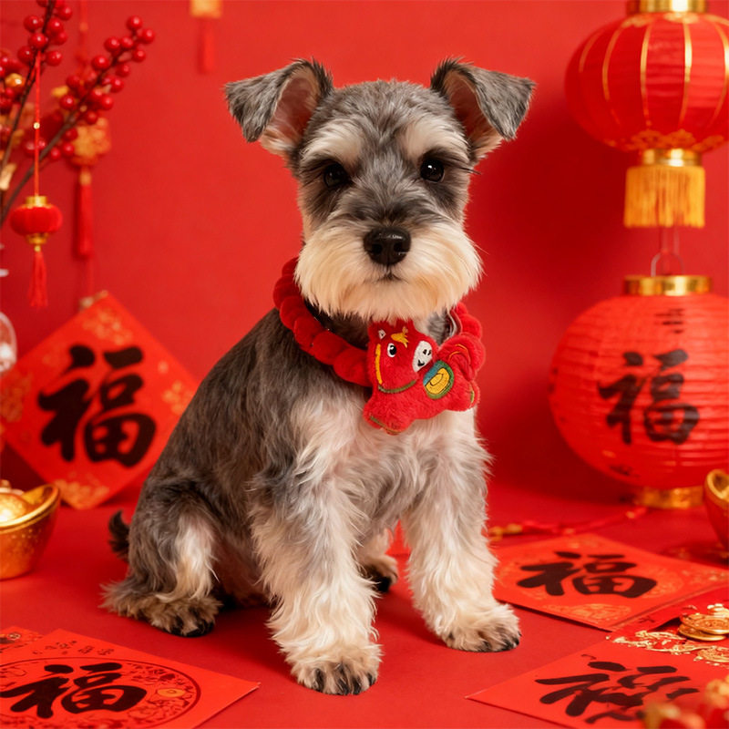 比格专用狗狗新年围脖围巾小型犬项圈春节过年装扮配饰装饰围兜马,淘宝优惠券,粉丝福利购,淘宝优惠卷