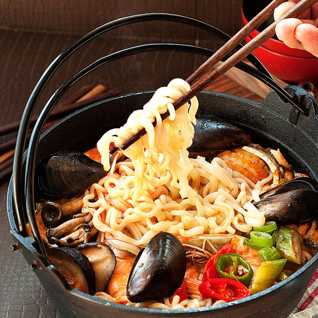 Korean Ramen Tumbler Seafood Spicy
