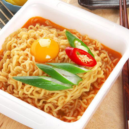 韩国口味农心辛拉面微辣味香菇牛肉面夜宵速食方便面韩式泡面5袋 - 图0
