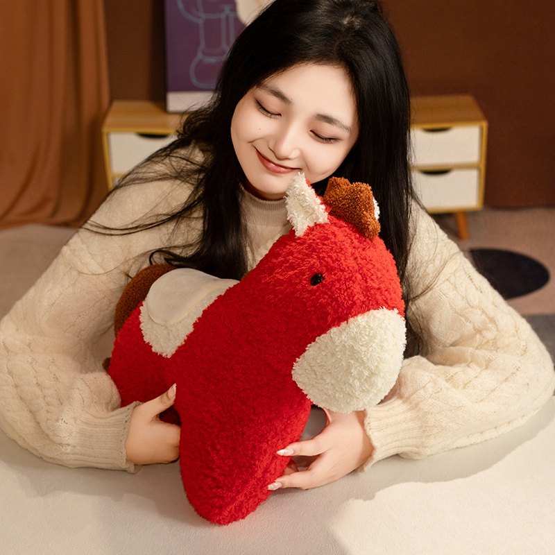 仿真国风小宝马抱枕毛绒玩具女生睡觉抱枕沙发客厅靠垫床上腰靠,淘宝优惠券,粉丝福利购,淘宝优惠卷