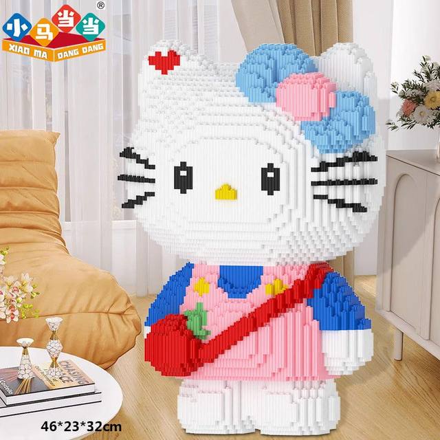 Kitty cat building blocks 46cm round and full