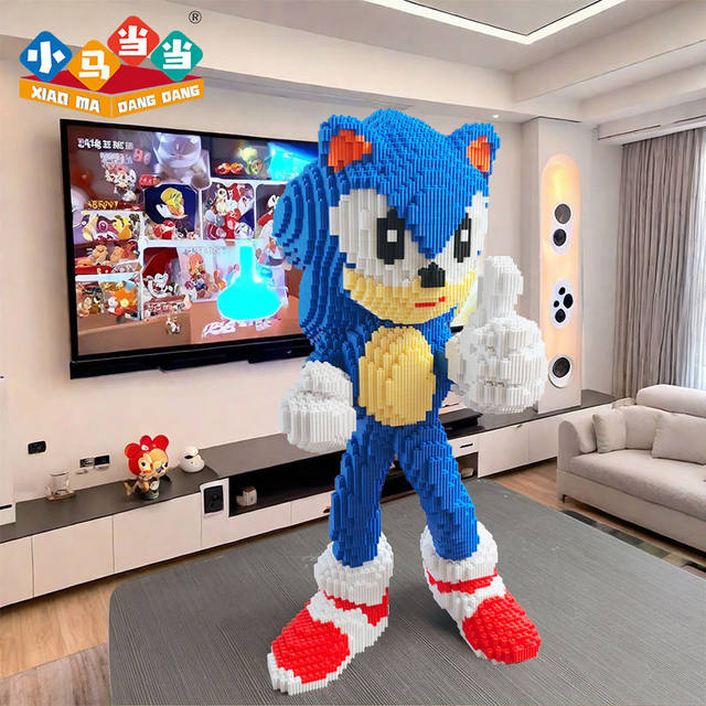 New 70cm Sonic the Hedgehog building block ornament toy