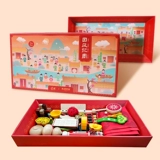 木玩世家 Набор реквизита для детской недели из цельного дерева в китайском стиле, подарок на первый день рождения, лотерея, полный набор ковров на день рождения