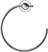 Doulavert towel ring free of punch towel ring bathroom towel rack towel hanging towel rod stainless steel hook