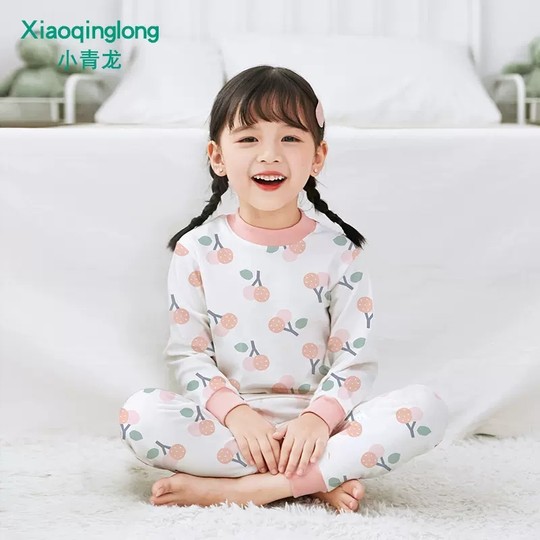 小青龙儿童秋衣单件上衣纯棉宝宝贴身打底衫秋冬男女童内衣秋裤