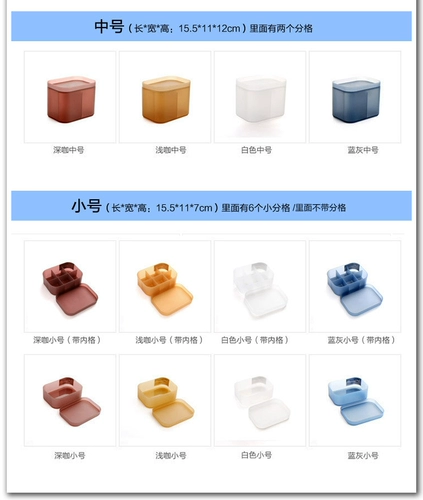 Настольная пластиковая система хранения, туалетный столик, коробка для хранения