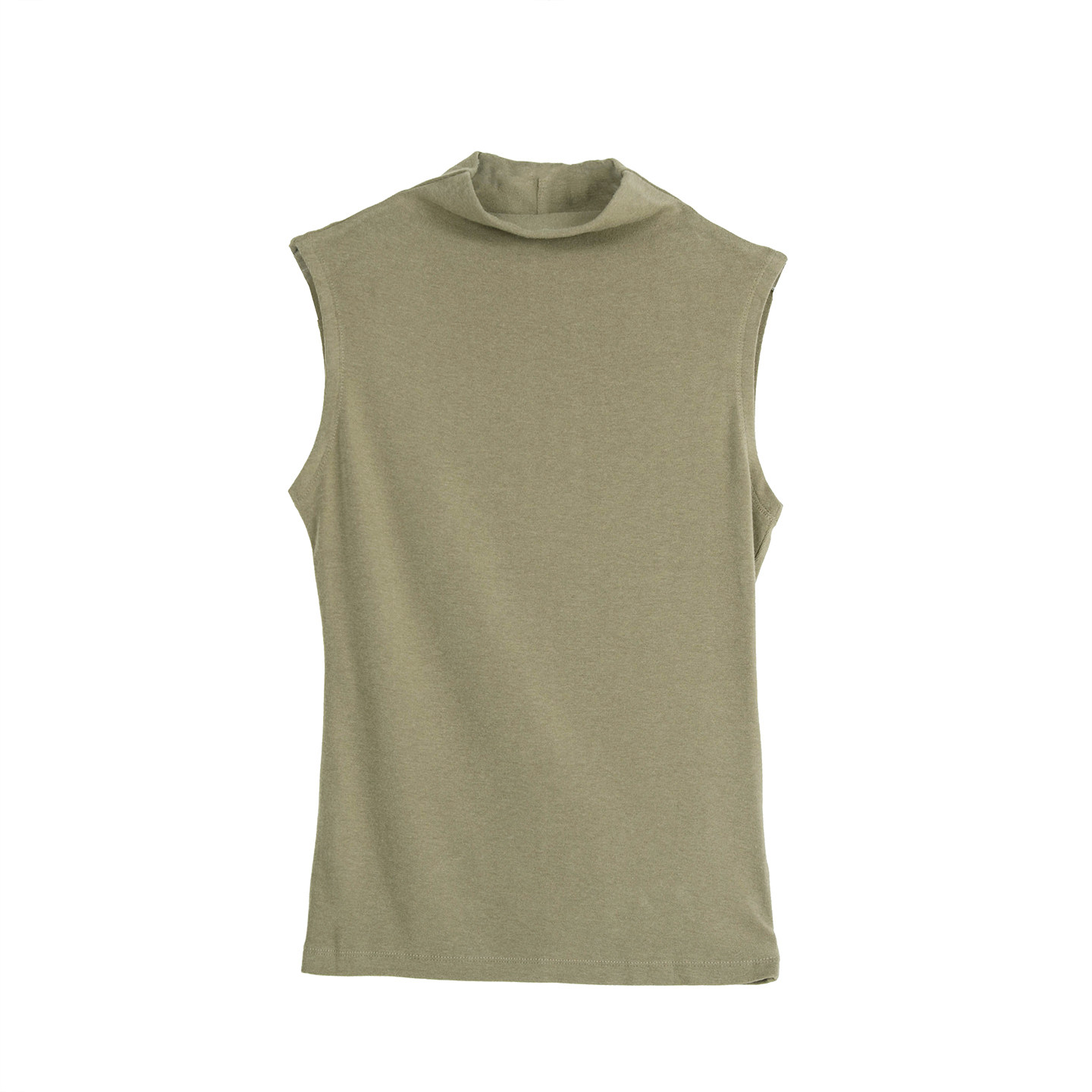 专柜价159【栖】女装时尚百搭半高领修身背心430101247/千-63,淘宝优惠券,粉丝福利购,淘宝优惠卷