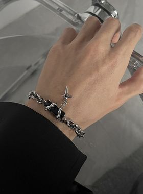 手链男款轻奢小众精致潮牌配饰
