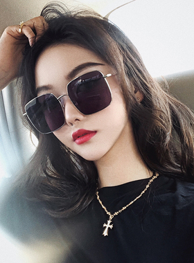 周扬青景甜同款大框原宿太阳镜