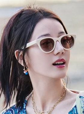 防紫外线猫眼女TR90材质太阳镜