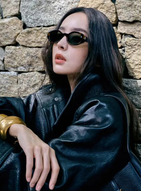 遮阳猫眼玳瑁复古板材女太阳镜