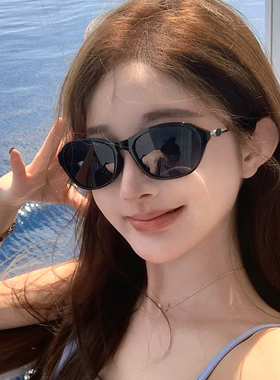 防紫外线猫眼老钱风女偏光太阳镜