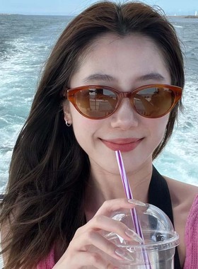 防紫外线椭圆形韩版女铆钉装饰